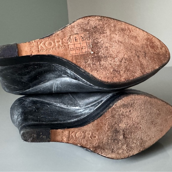 Black Wedge Ankle Boots - Picture 3 of 3